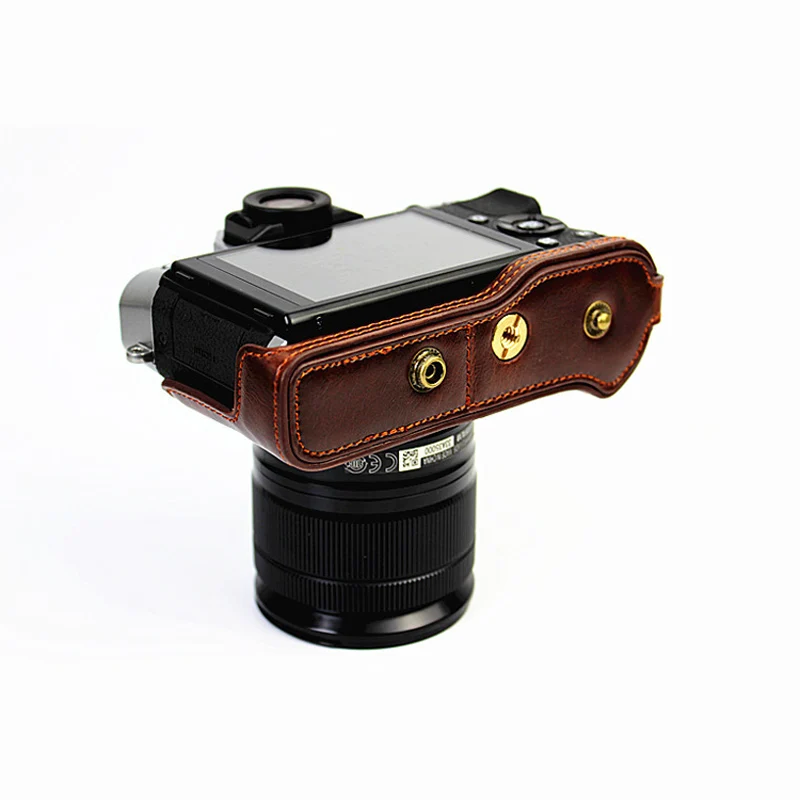 Портативный чехол из искусственной кожи для камеры Fujifilm XT30 X T30 с открывающимся