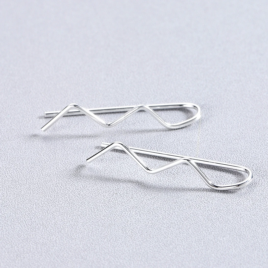 Kinitial модные серьги гвоздики с буквенным принтом W маленькие волнистые