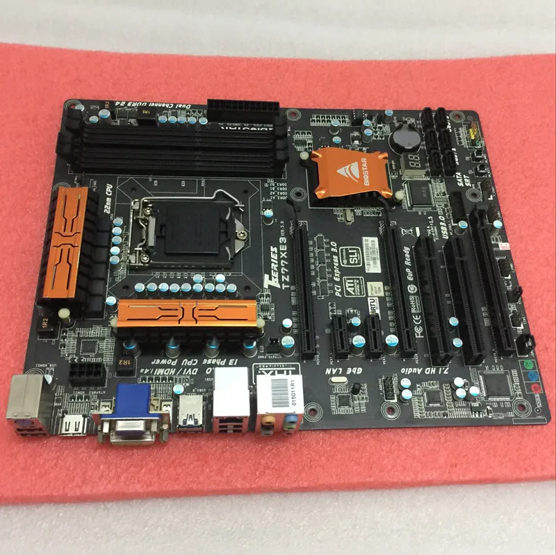 Оригинальная б/у настольная материнская плата для BIOSTAR TZ77XE3 Z77 LGA 1155 DDR3 32G SATA3 USB3.0 ATX |