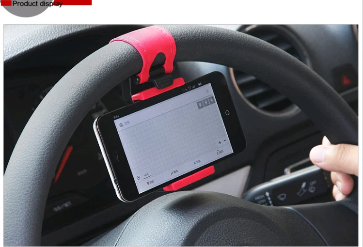 TOSPRA Car Phone Holder Mini Air Vent Steering Wheel Clip Mount Universal Handlebar Bracket In Mobile Accessories | Автомобили и