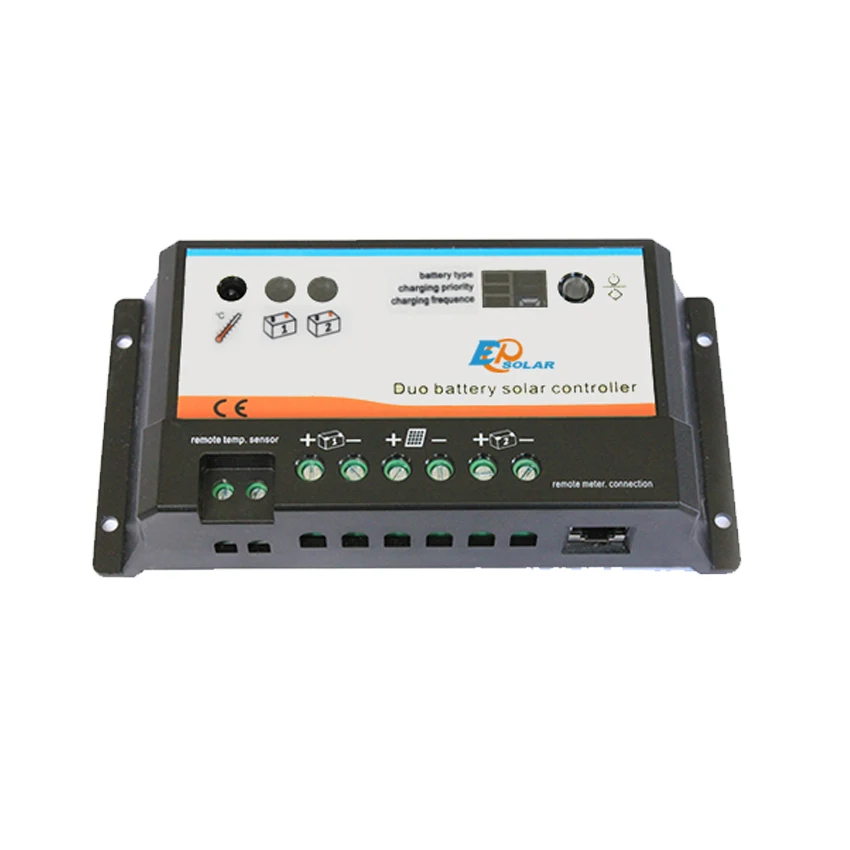 Контроллер солнечной зарядки EPSOLAR с двумя аккумуляторами 20 А 12 В 24 В|control golf|battery