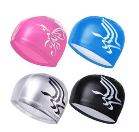 Youyou PU шапочка для плавания плюс размер мальчика Защита уха пляжный мотоциклетный