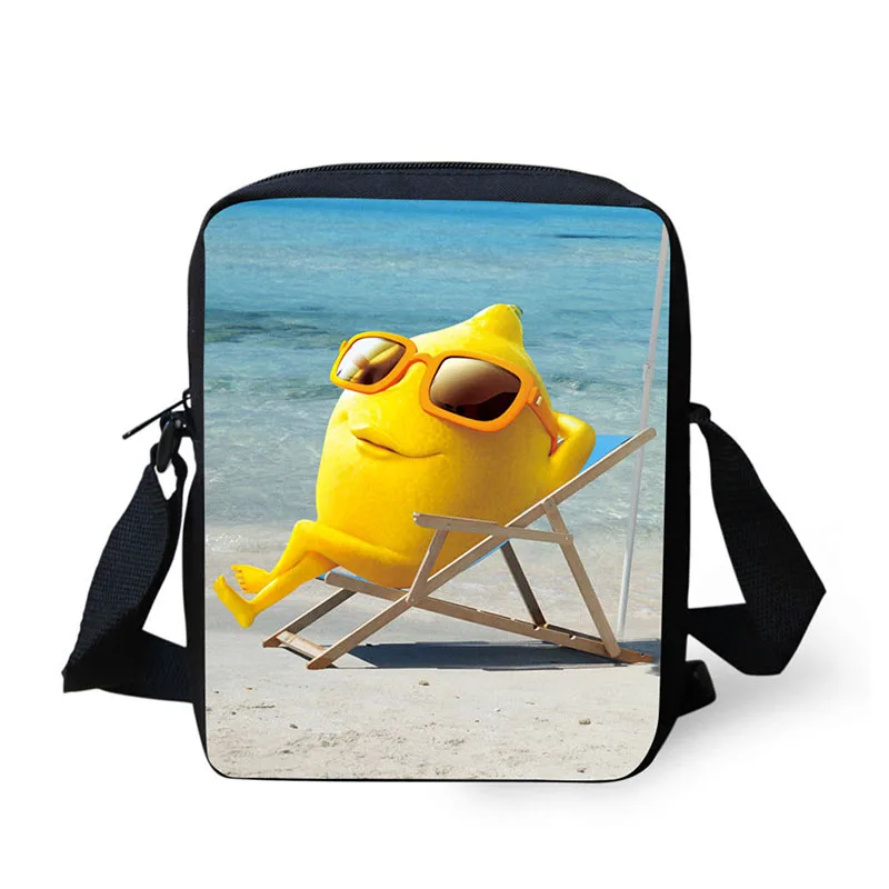 

Cross Body Bag Hot Fruit Printing Messenger Bags for Men Women Hot Brand Small Cross Body Bags for Ladies Mens Travel Bags