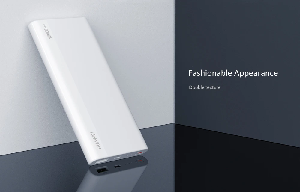 Huawei QuickCharge 10000 мАч Внешний аккумулятор Макс 18 Вт двухстороннее быстрое 9 В/2 а портативное быстрое зарядное устройство для iPhone samsung huawei