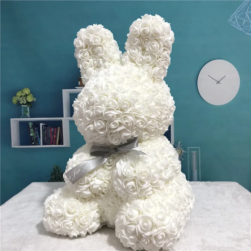 Valentine's Day Creative Gift 45cm White Rabbit Wedding Party Decoration Cartoon Girlfriend Dolls Present for kids | Дом и сад