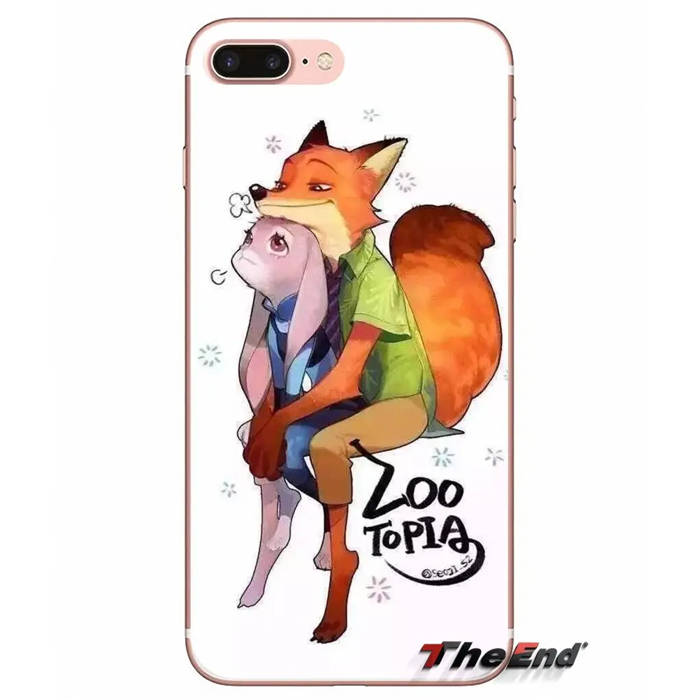 Nick Wilde and Judy Hopps Zootopia ТПУ чехлы для Xiaomi Mi6 Mi 6 A1 Max Mix 2 5X 6X Redmi Note 5 5A 4X 4A A4 4 3 Plus