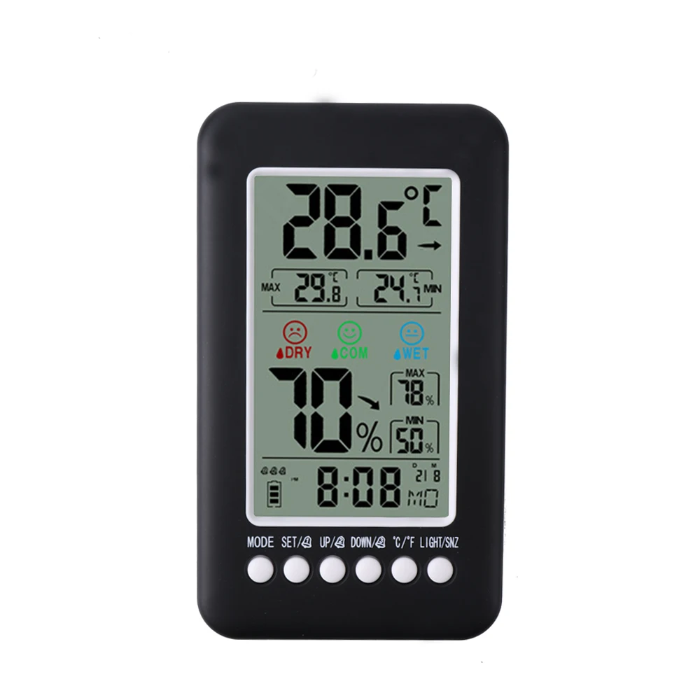 Удобный термометр с индикацией гигрометр умный цифровой голосовой активация для