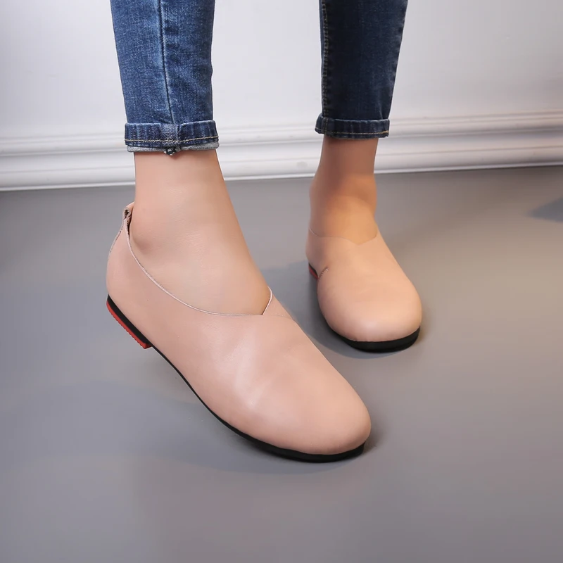 Женские кожаные перчатки ручной работы на плоской подошве|handmade women shoes|shoes flatwomen