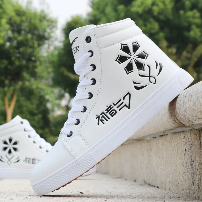 Мужские ботинки из искусственной кожи Теплые ботильоны с высоким берцем