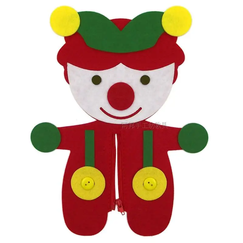 Дешевая цена войлочный клоун для детей ручная работа научиться использовать