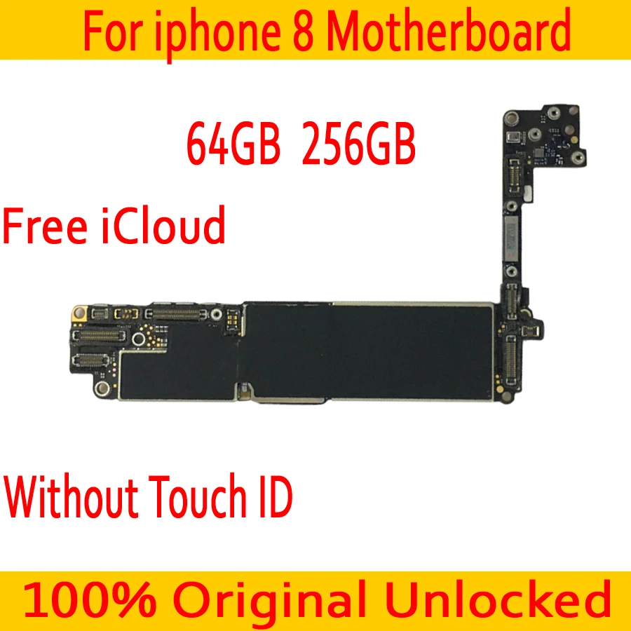 С системой IOS для iphone 8 материнская плата без Touch ID 100% оригинальная