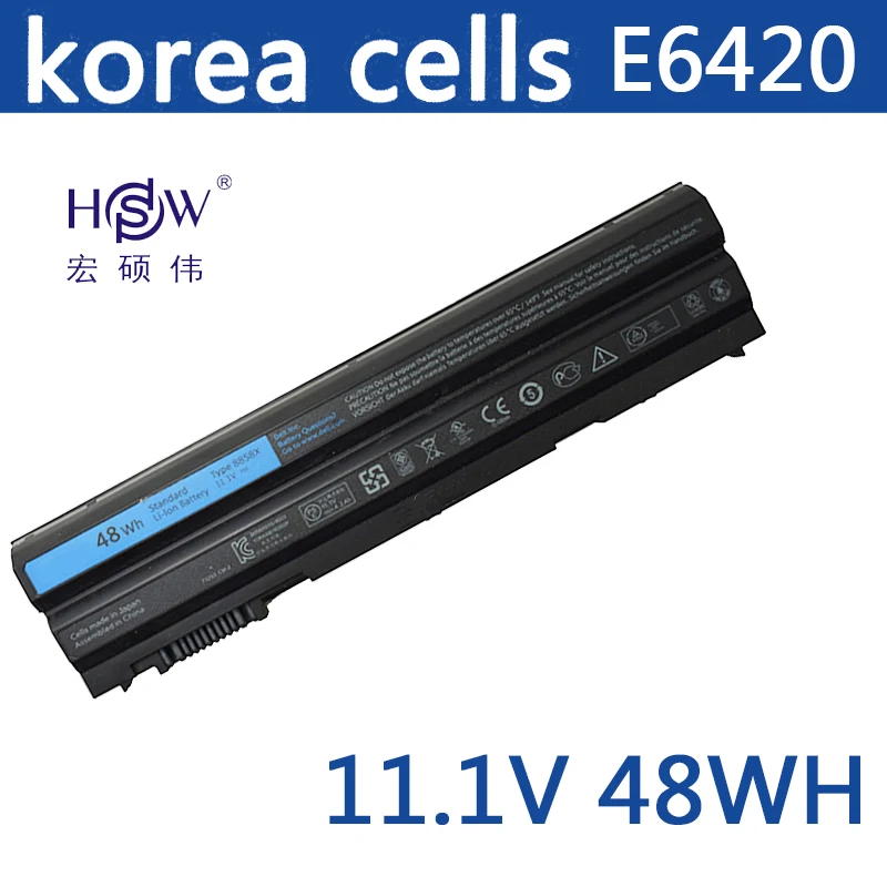 HSW Аккумулятор для ноутбука DELL ноутбук 04NW9 05G67C 312 1163 1311 451 11694 8858X батарея 8P3YX 911MD HCJWT