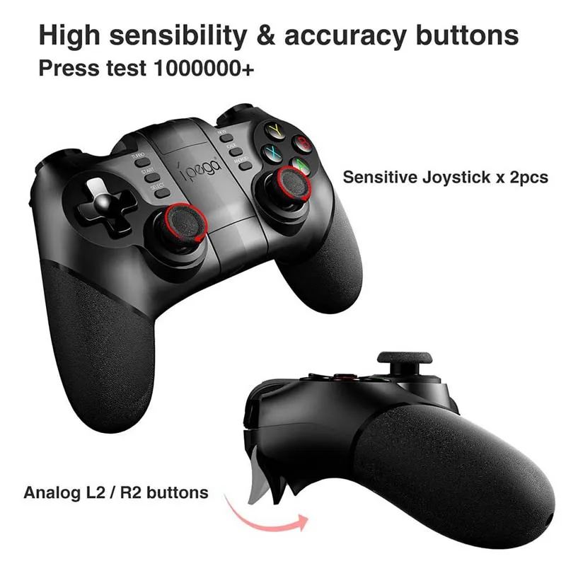 Ipega 9076 PG-9076 Bluetooth геймпад игровой коврик контроллер мобильный триггер джойстик