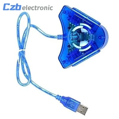 Двойной PS1 контроллер Игровая приставка с джойстиком к ПК адаптер и конвертер USB