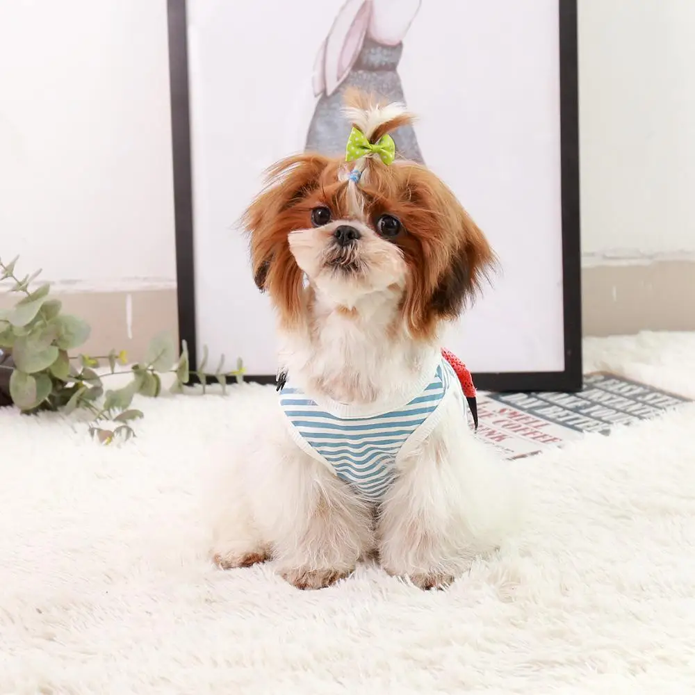 Новая одежда для собак хлопок стрейч жилет для животных Тедди Французский бульдог одежда для маленькой собаки