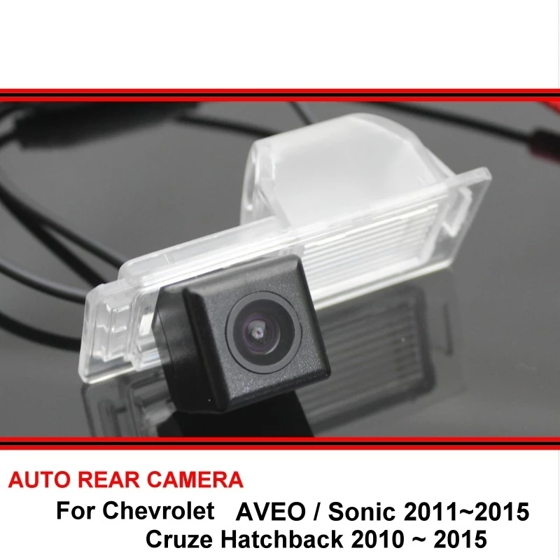 Für Chevrolet AVEO Sonic Cruze Fließheck 2010-2015 HD CCD Auto Rück Parkplatz Reverse Backup Rückansicht Kamera Nacht vision