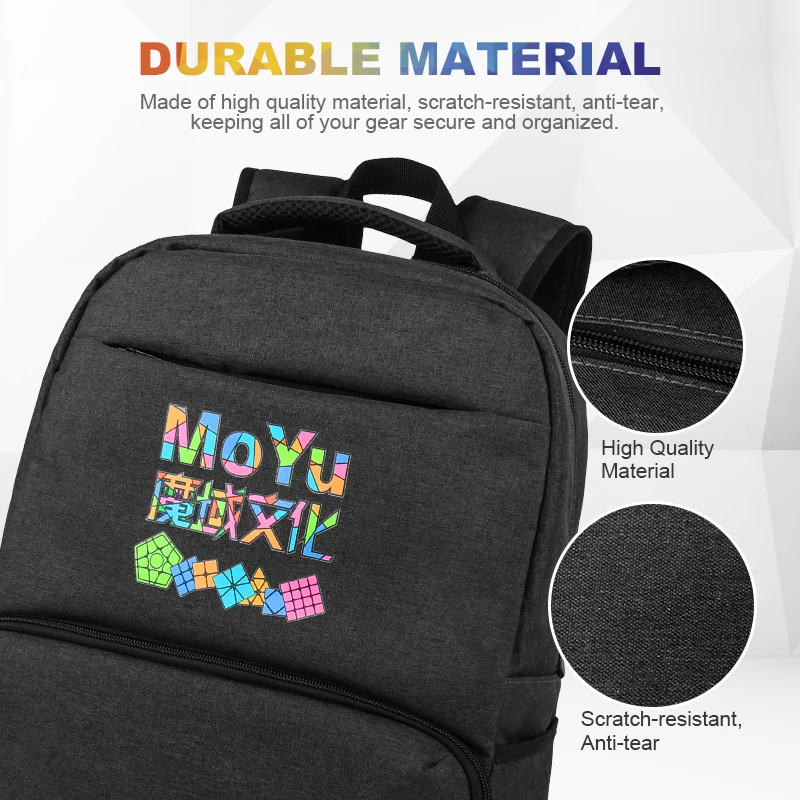 Новый рюкзак MoYu сумка черный для волшебного кубика пазла 2x2 3x3 4x4 5x5 6x6 7x7 8x8 9x9 10x10