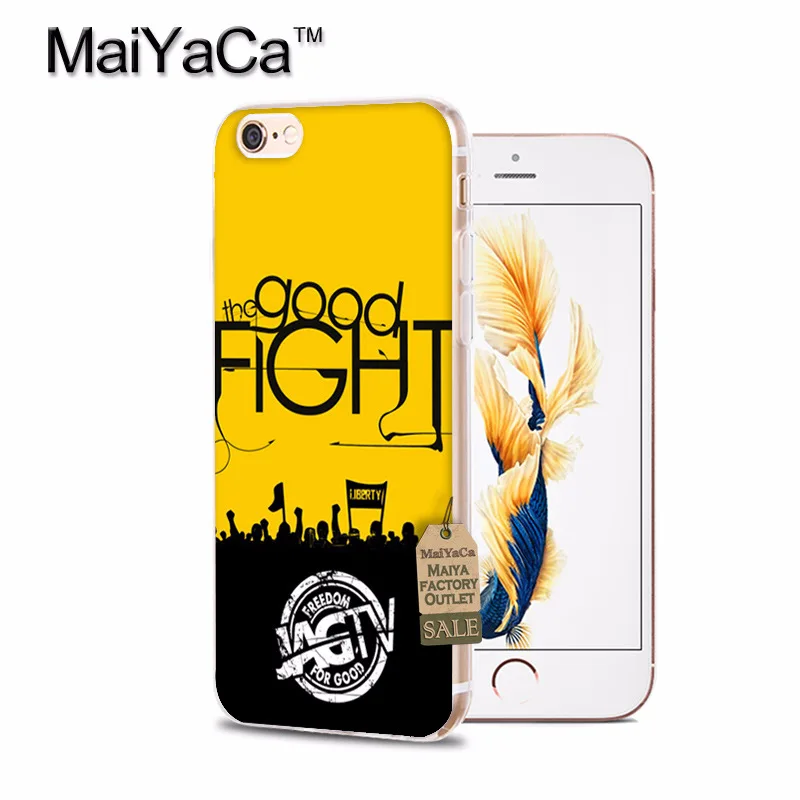MaiYaCa The Good Fight чехол для телефона из мягкого ТПУ с рисунком iPhone 8 7 6 6S Plus X 10 5 5s 11pro 12pro