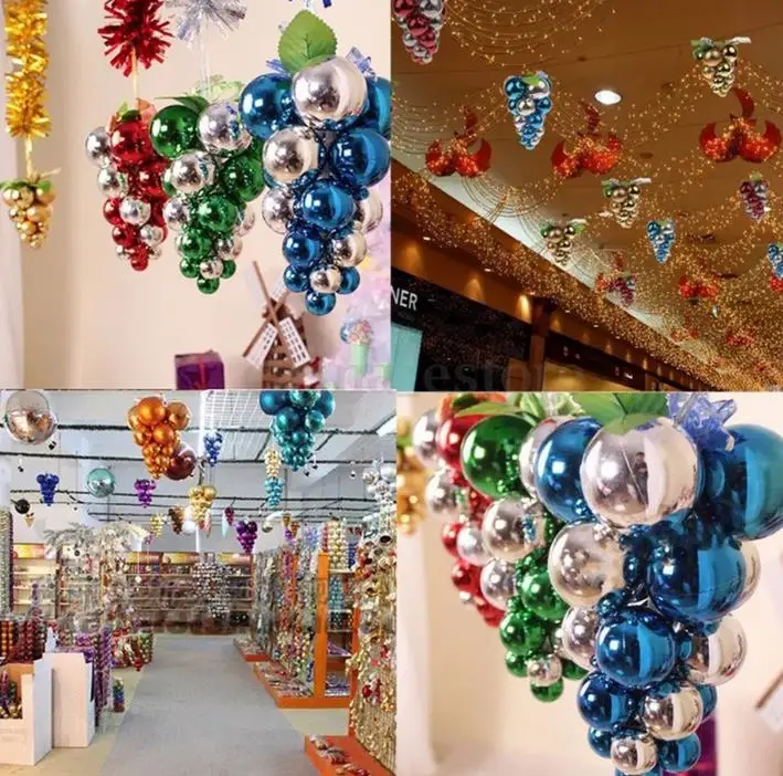 Лидер продаж набор из 24 штук елочные украшения светильник Рождественские шары