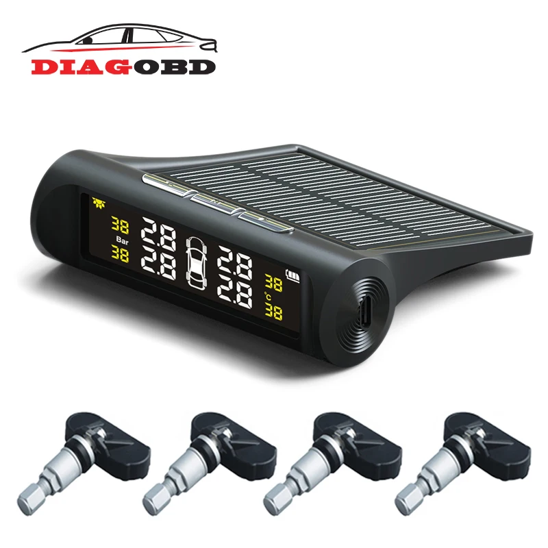 Умная автомобильная система контроля давления в шинах diaobd мониторинга на