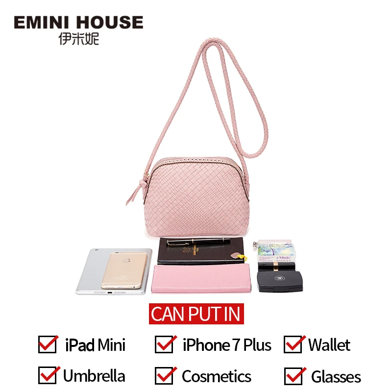 Эмини дом ручной Для женщин натуральная кожа оболочки мешок Crossbody сумки модные