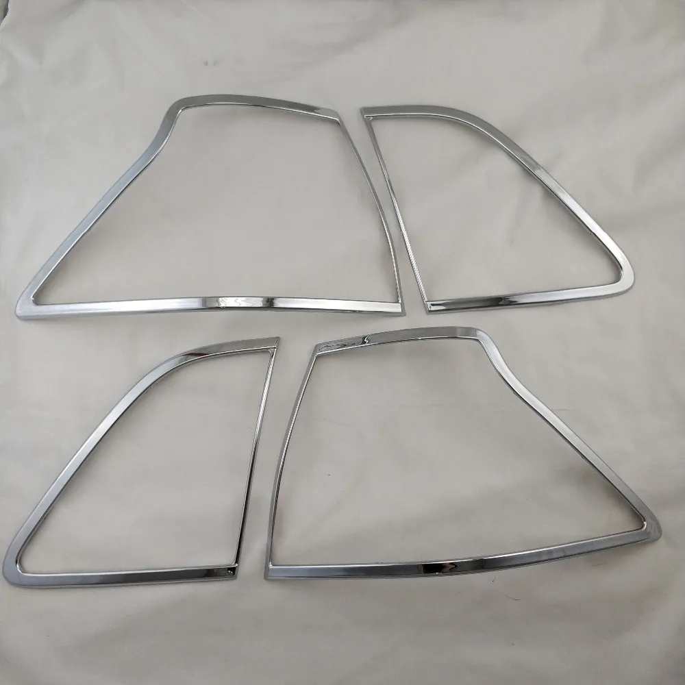 Для Toyota Crown 2003 2004 2005 2006 2008 ABS хромированная лампа для фары заднего света крышка отделка задний фонарь крышка 4 шт