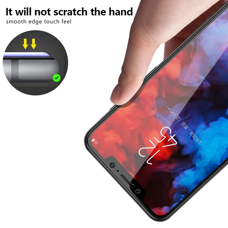 CHYI glass for xiaomi 9 screen protector pocophone f1 tempered full glue protective film mi9 strained | Мобильные телефоны и
