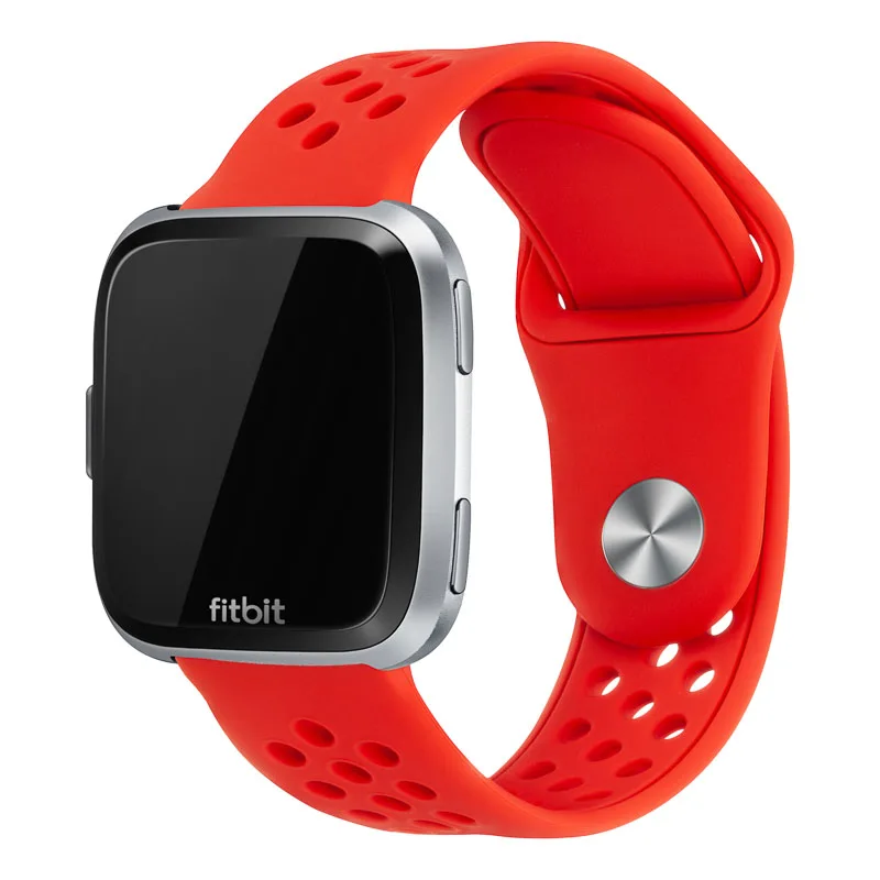 8 Спортивный ремешок для Fitbit versa, ремешок из мягкого силикона, сменный ремешок для Fitbit, ремешок для часов 61001 - Цвет ремешка: 8