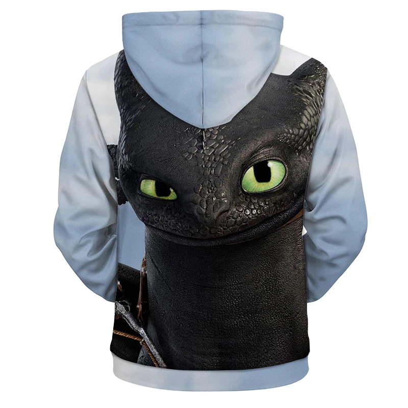 Cloudstyle Movie How To Train Your Dragon толстовки мужские хип-хоп Аниме толстовки 3D принт Беззубик пуловеры Забавные унисекс с капюшоном