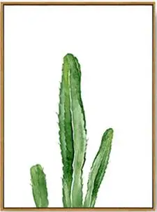 Картина на холсте в скандинавском стиле кактус горячая любовь дух жизнь