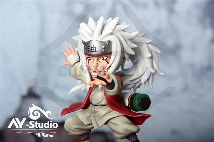 В наличии фигурка из комиксного клуба NARUTO AY studio 25 см sd Jiraiya GK статуя смолы