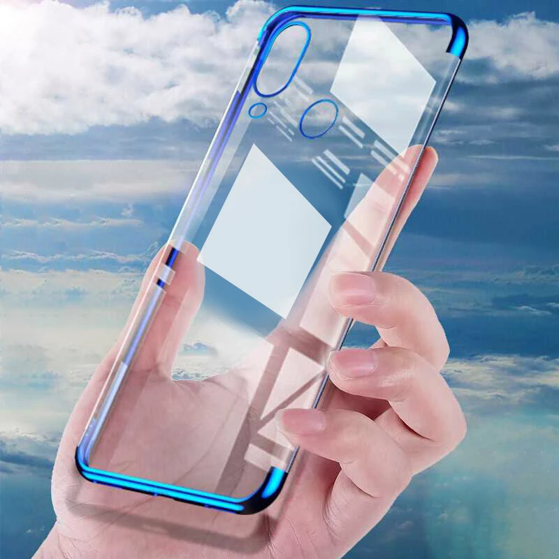 Plating Case For Huawei Honor 8S 8X 8C 8A 10 TPU Cover P Smart 2019 Y6Pro Y7 Y9 Y5 P30 Lite P20 Pro Phone Shell Coque |