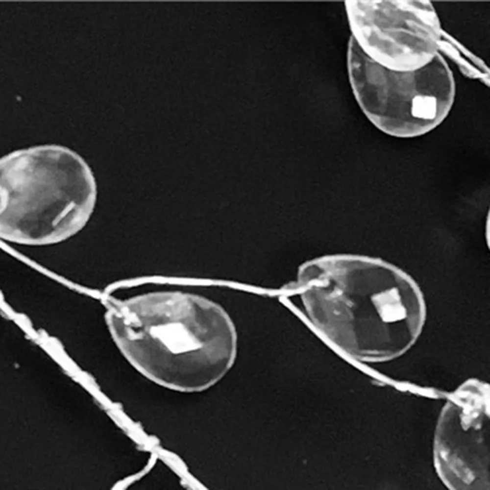 100 см Акриловые Хрустальные Бусины занавеска гирлянда свадебные украшения