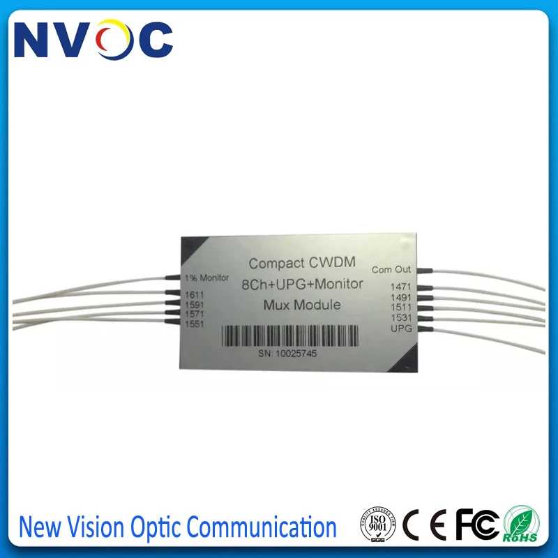 1*4 CCWDM волоконно оптический мультиплексор модуль без разъема 4ch Compact 1550 1570 1590 1610nm