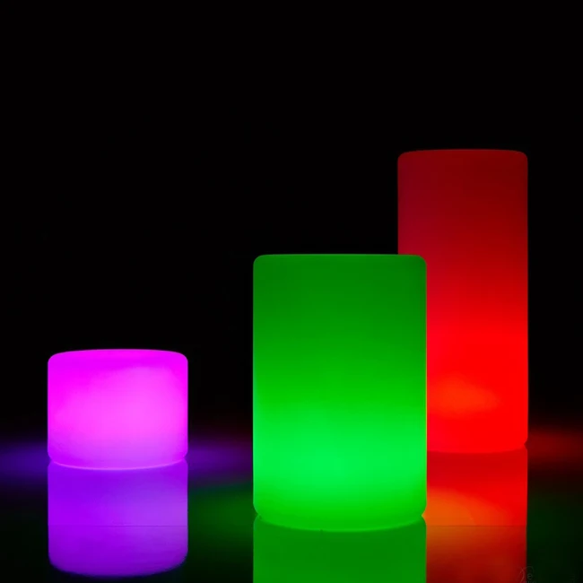 10 шт. светодиодная настольная лампа с пультом ДУ 16 цветов | Лампы и освещение