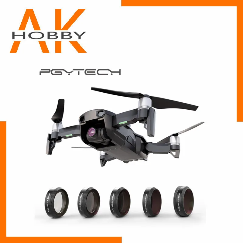 PGYTECH PGY набор фильтров для DJI Mavic Air фильтры для объектива UV CPL ND4 ND8 ND16 ND32 Комплект фильтров Mavic камера воздушного дрона аксессуар