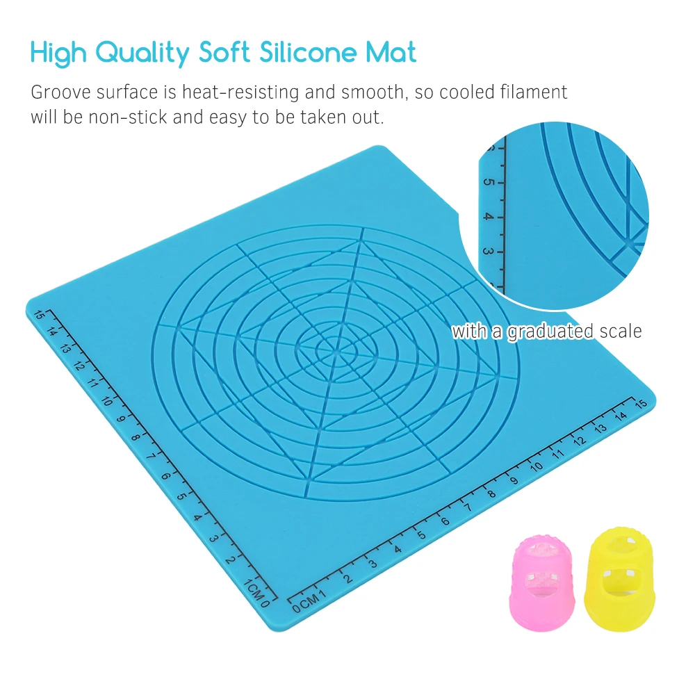 4 шт. силиконовые шаблоны для рисования в виде ручки|3D ручки| |