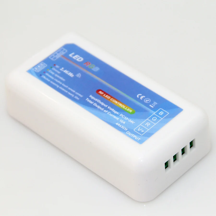 2 4G RF мини беспроводной пульт дистанционного управления 18A для 12В/24В RGB