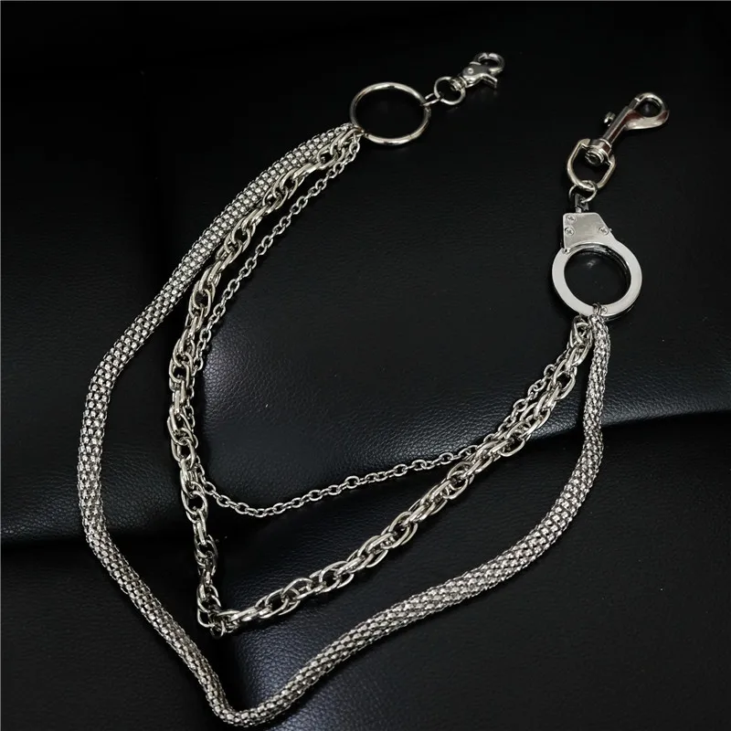 Байкерский кошелек BL50 многослойная Мужская цепь для брюк и джинсов в стиле