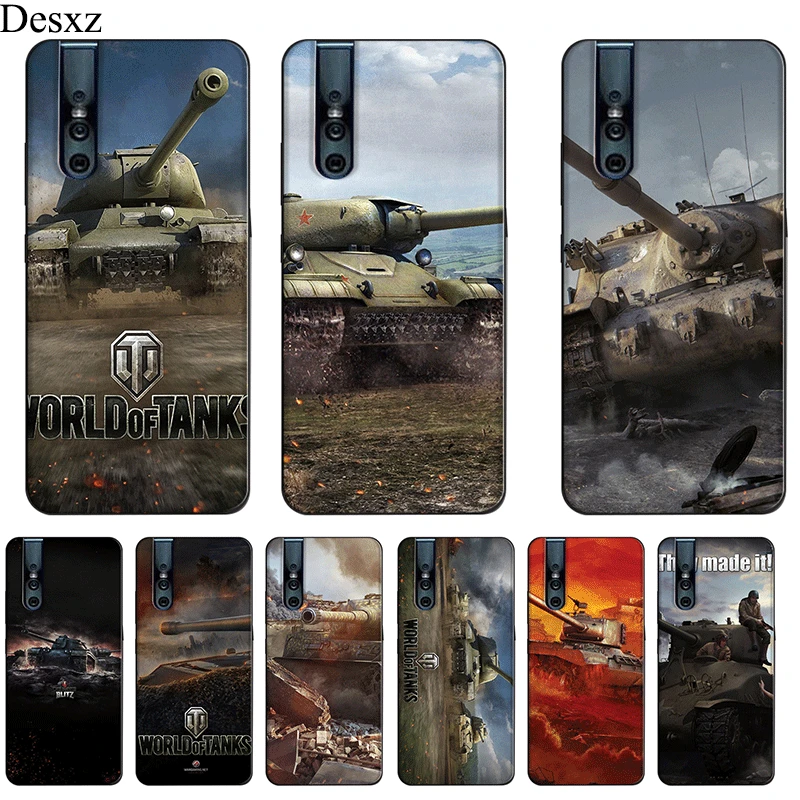 Чехол для телефона World Of Tanks VIVO Y53 Y55 Y55s Y81 S V5 Y67 V5s V7 Y75 Plus Y79 V9 Y85 Y89 V11 Pro V15 S1