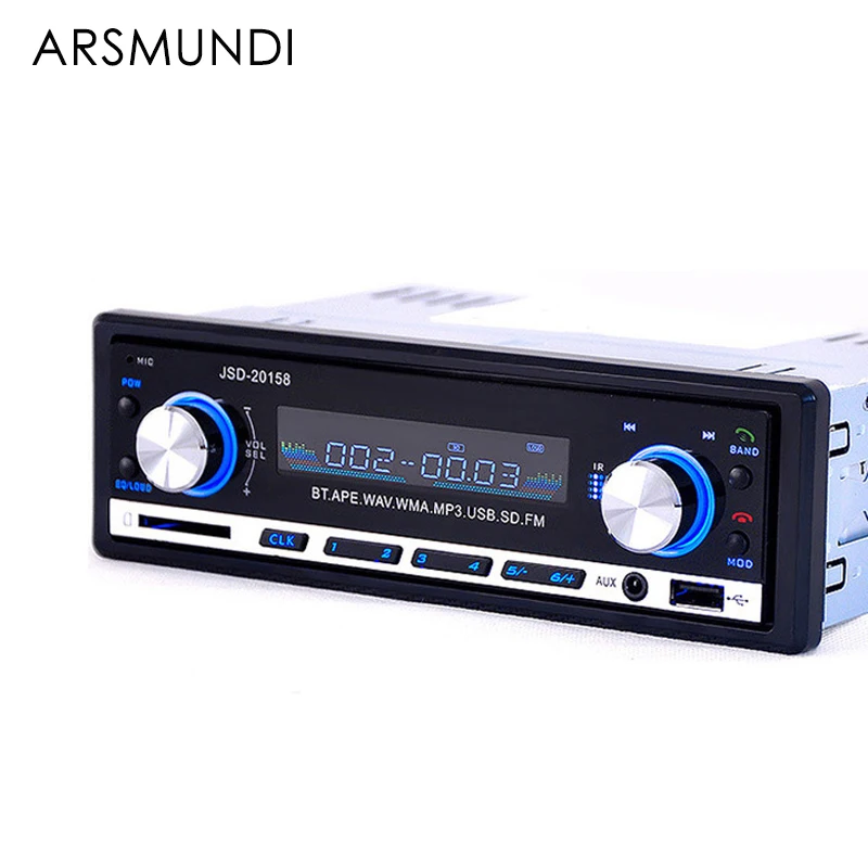 Автомагнитола с Bluetooth 12 В 1 Din FM Aux вход SD USB MP3 WMA mp3 плеер Fm тюнер|bluetooth car stereo|car stereofm