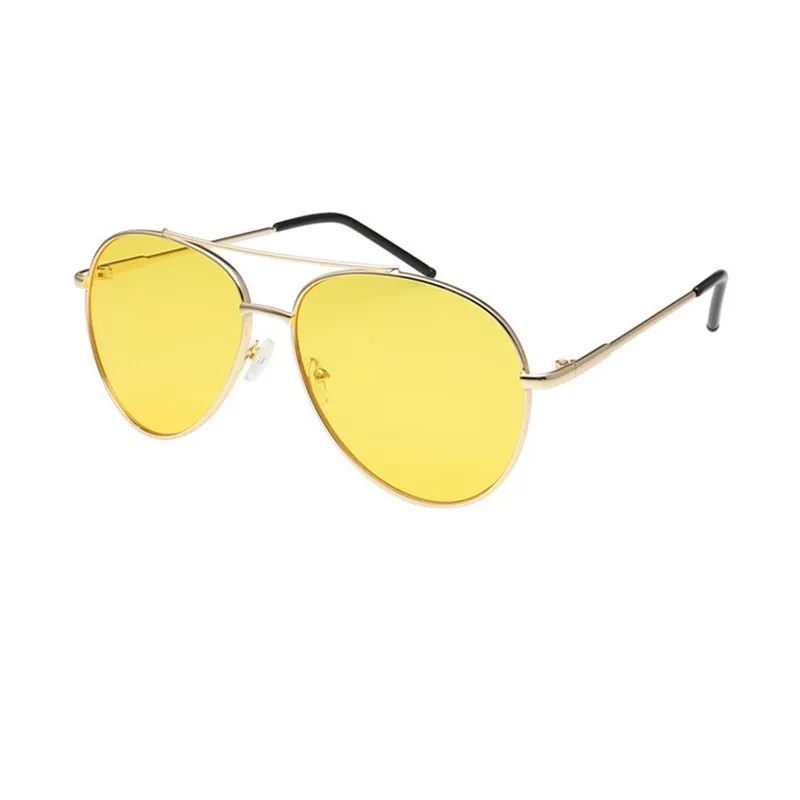 Cubojue Women Sunglasses Men Aviation 151mm Oversized Sun Glasses for Woman Fashion Pilot Ladies Yellow Black Lens | Аксессуары для