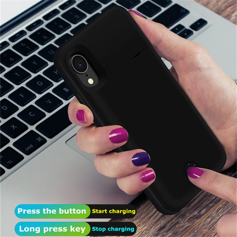 Портативное зарядное устройство NTSPACE 6000 мАч чехол для зарядки iPhone XR чехлы