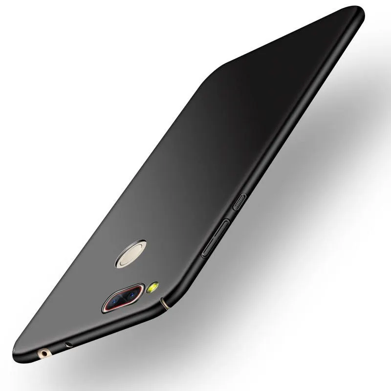 Черный Высокое качество 360 чехлы с полной защитой для zte Nubia Z17 Mini S Z17S Z11 MiniS чехол для zte Nubia Z17 Mini S Жесткий матовый чехол - Цвет: Черный