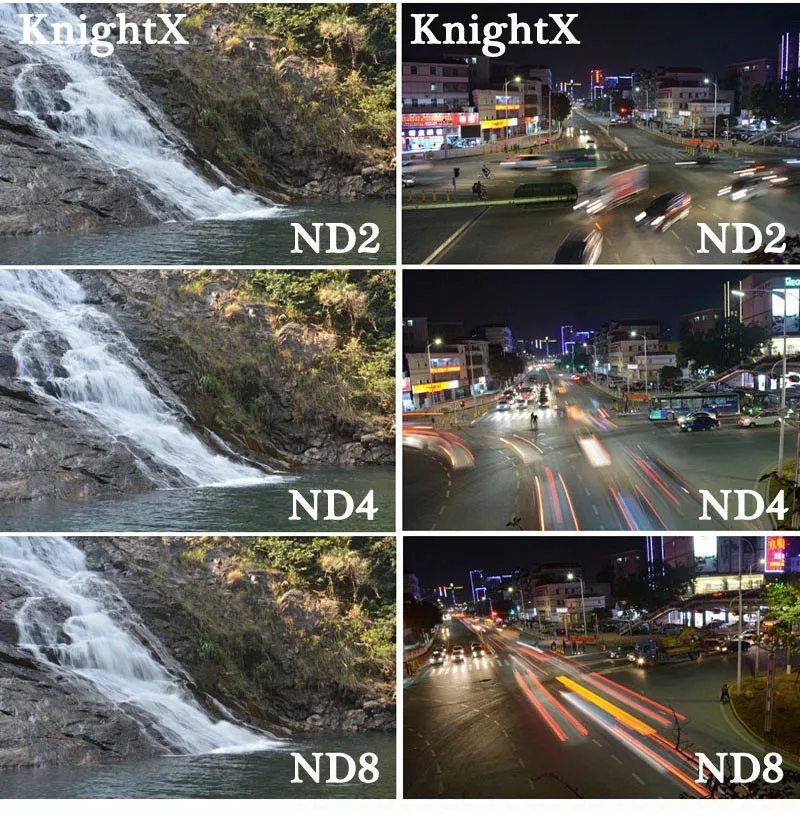 KnightX полный ND ND16 nd Цветной фильтр для sony nikon canon Canon EOS Rebel T3i 60D 7D D3200 D5100 D5200 D3100 d5300 D3300 D5500