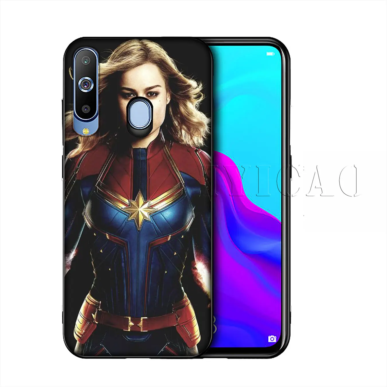IYICAO Captain marvel Цветной силиконовый мягкий чехол для Samsung Galaxy A10 A30 A40 A50 A70 M10 M20 M30 |