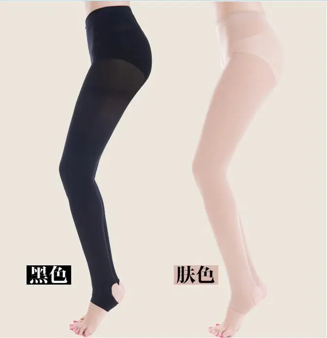 Сексуальные женские колготки непрозрачные без пятки плотные 120D для ступней и