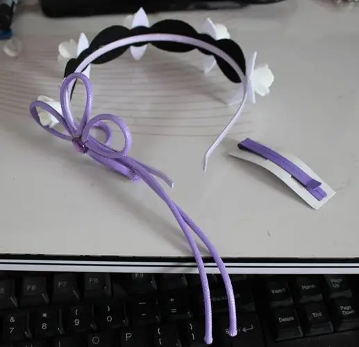 Re zero Ram Rem Косплей головной убор шпилька для волос|hairband cosplay|hairband headwear |