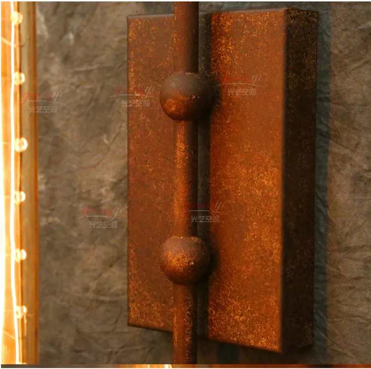 Настенный светильник Rh Лофт модная винтажная промышленная Паровая железная