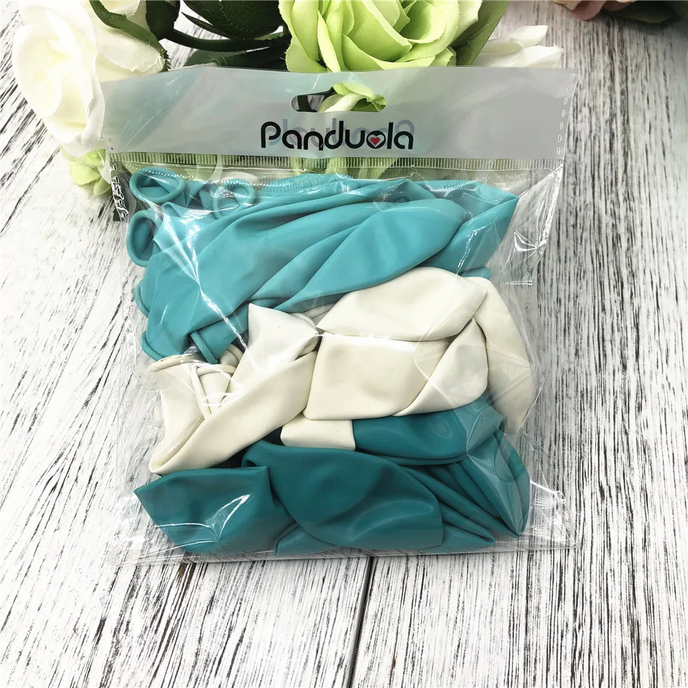 two mint white 30 шт 2,2 г латексные шары круглые шары разноцветные шары Горячие шары День рождения Свадьба фестиваль вечерние украшения - Цвет: two mint white